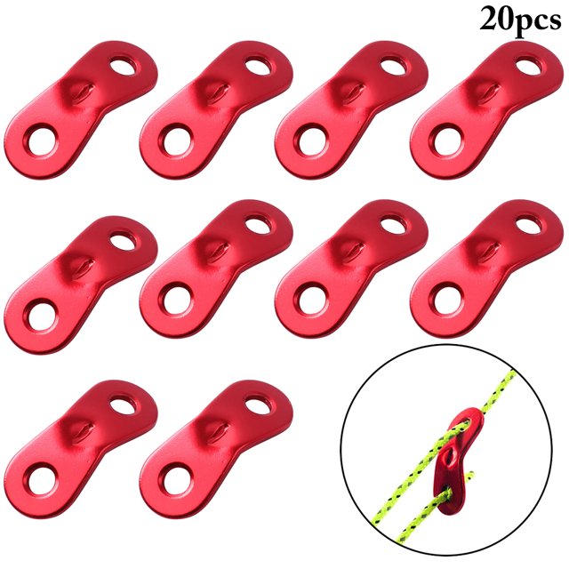 Bangcool Cord Adjuster Aluminum Alloy Tent Buckle Rope Buckle for Outdoor Camping