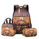thumbnail image 1 of Backpack Set for Students with Double Layer Pencil Case and Lunch Bag, 24 Styles, Waterproof School Supplies, 1 of 4