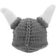 thumbnail image 1 of GOOHOCHY Precioso sombrero de cuerno de buey para bebé, gorros para niños de otoño e invierno, gorro de lana cálido de ganchillo para bebé, gris, 1 of 7
