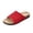 Red_022, variant on Women’s Hollow Mesh Wide Strap Cork Footbed Slide Sandals, Open Toe Slip On Lightweight Casual Summer Cork Sole Slides Red 5.5（EU-36）