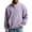 204#Purple, variant on Mens Quarter Zip Pullover Waffle Knit Textured 1/4 Zip Up Sweatshirt Business Trendy Lightweight Big And Tall Shirts Gray XL
