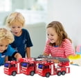 thumbnail image 3 of Camión de bomberos de juguete con control remoto inalámbrico y luces LED, modelo de coche de ingeniería para regalos de niños, 3 of 14