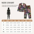 thumbnail image 5 of Uemuo Vintage Floral Pattern Womens Pajama Sets,PJ Set for Women,Pajamas for Women Logo,Long Sleeve Pajama Set for Women,Soft Long Sleeve Top With Pants-Large, 5 of 9