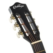 Ashthorpe 38-Inch Beginner Acoustic Guitar - Black, Complete Starter Kit with Gig Bag, Extra Strings, Strap, and Lessons