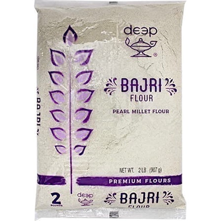 Deep Bajri Flour - Pearl Millet Flour 2 lbs bag