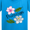 thumbnail image 4 of Inktastic Mississippi Magnolia Flowers and Leaves Youth T-Shirt, 4 of 5