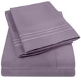thumbnail image 1 of Juego de sábanas Sweet Home Collection 1800 Supreme Full Plum, 1 of 2
