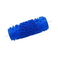 thumbnail image 4 of 5" Embossed Pattern Painting Roller Brush Tool for Wall Mangle Cameo DIY Decor Blue 8#, 4 of 9