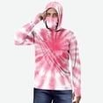 thumbnail image 7 of Afuyipoi Athletic Jackets for Men,Tie-dye Print Full-coverage Raglan Sleeve Sun-Protective Clothing Pink 3XL, 7 of 7