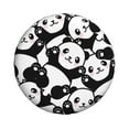 thumbnail image 2 of Bingfone Seamless Pattern Cute Panda Spare Tire Cover Weatherproof Universal Wheel Protectors For Rv Camper Travel Trailer Suv Truck 14 Inch, 2 of 9
