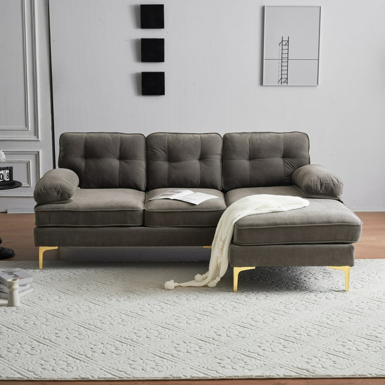 Velvet chenille sofa discount