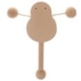 thumbnail image 4 of Sonajero De Madera Montessori De Agarre Educativo Juguete De Desarrollo Chick Handbell, 4 of 9