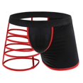 thumbnail image 1 of Men s sexy underwear half hollow semi-transparent ice binding rope boxers, 1 of 5