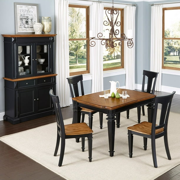 Americana 5 Piece Dining Set, Dining Room Sets With Buffet And Hutch