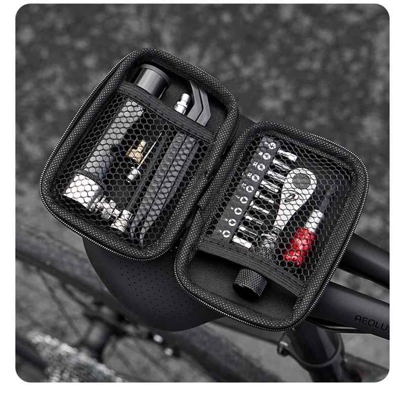 Bike Repair Tool Kit with 10 Magnetic Bits - Alloy Multitool for Bicycle, MTB, Road Cycling - Portable Multifunction Tool Set in One Safety Kit