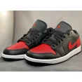 thumbnail image 4 of Ni - ke Ni - ke Air Jordan 1 Low Bred Twist Shoes Black White Red NIB 8.5M/10W #553558-067, 4 of 5
