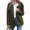 Green, variant on JULMCOMO Sherpa Fleece Jackets for Women Plus Size Lapel Collar Button Soft Fuzzy Teddy Coats Casual Warm Winter Outerwear with Pockets Red 3XL