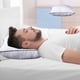 thumbnail image 3 of Núcleo de almohada lumbar de tela cepillada con funda extraíble para soporte de espalda, comodidad ergonómica para sillas y sofás de oficina, uso en casa o en el trabajo. Aestivo | Blanco |, 3 of 7