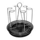 thumbnail image 3 of Soporte para secar tazas, organizador de vasos de vidrio con bandeja de drenaje, soporte antideslizante para tazas de té, estante para botellas, B Plata, 3 of 9