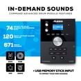 thumbnail image 3 of Alesis Drums Command Mesh SE Kit - Batería eléctrica con silenciosos pads de malla de doble zona, conectividad USB MIDI y más de 600 sonidos de batería electrónica y acústica, 3 of 5