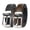 Brown + Black, variant on Mens Reversible Leather Belt, Classic Dress Belt For Men, Cut for Fit, Father's Day Gifts for Dad