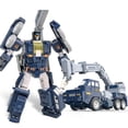 thumbnail image 2 of Figuras de acción clásicas para niños, juguetes de transFormación Devastator, Robot excavadora, excavadora, modelo de vehículo de grúa, 6 en 1, nuevo, 2 of 4