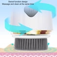 thumbnail image 4 of Electronic Face Exfoliator, Silicone Rechargeable IPX7 Waterproof USB Dual Head Electric Face Scrubber 2 Gears for Daily, 4 of 8