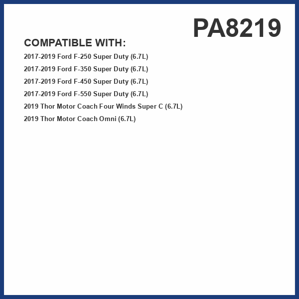 PG Engine Air Filter PA8219 | Fits 2017-2019 Ford F-250 Super Duty, F-350 Super Duty, F-550 Super Duty, F-450 Super Duty, 2019 Thor Motor Coach Four Winds Super C, Omni