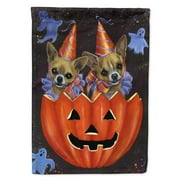 Carolines Treasures PPP3070GF Chihuahua Halloweenies Flag Garden Size , Small, multicolor