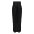 thumbnail image 3 of Doomiva Kids Boys Tear-away Basketball Pants Waistband Athletic Sweatpants High Split Post Surgery Straight Pants Black XXS, 3 of 7