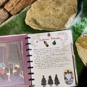 Happy Planner Harry Potter Enchanted Grounds Dotted Lined+ Dot Grid Classic Notebook - 60 Sheets