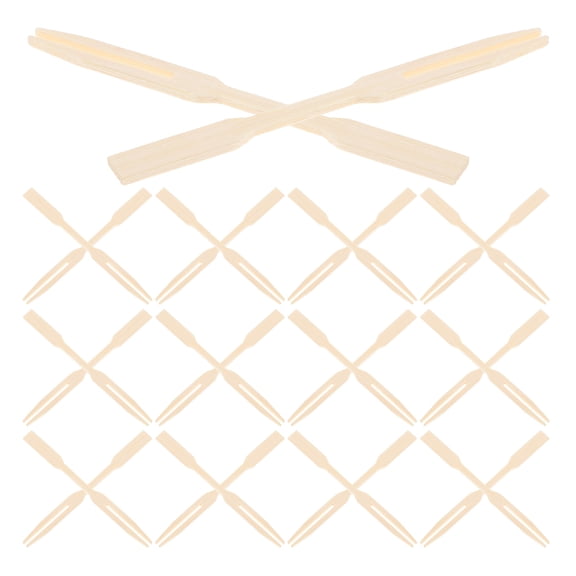SOPOTUTU Mini Skewers for Appetizers Appetizer Fork Bamboo Fork for Food Home Users 200PCS