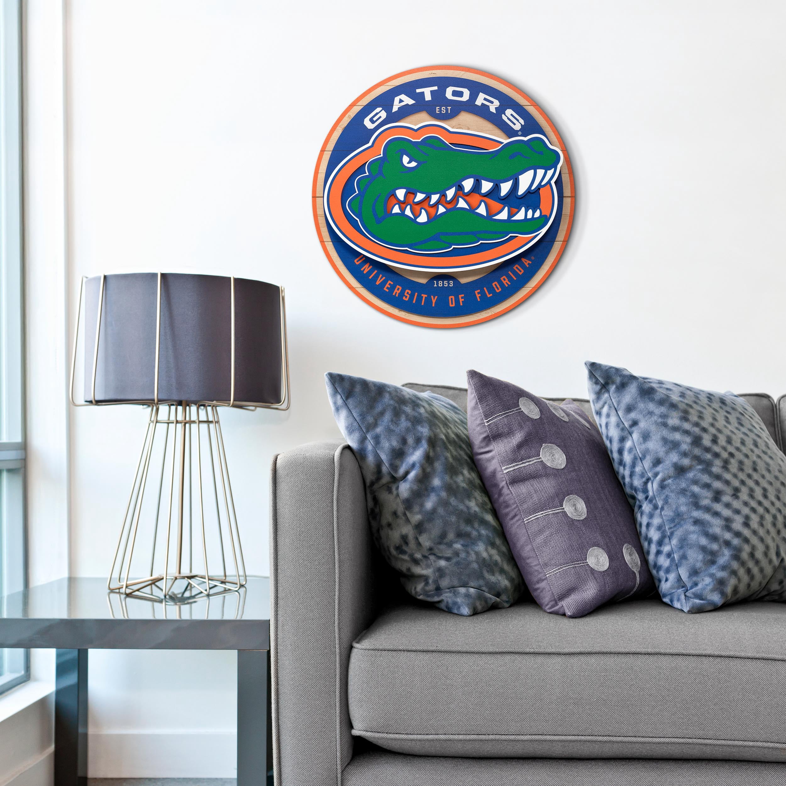 YouTheFan NCAA Florida Gators 3DX Circle Wall Art