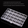thumbnail image 4 of Ounissouiy Caja de joyería transparente antiimpacto Bin caso de almacenamiento de larga duración multifuncional para el hogar viaje Almacenamiento y organización del hogar Ounissouiy HA076588-01, 4 of 6