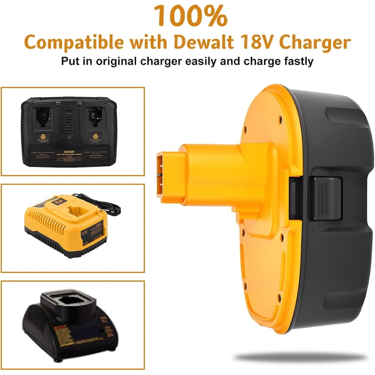 For Dewalt 18V Battery Replacement | DC9096 DC9098 5.5Ah Ni-Mh Battery – Battery Factory Outlet For Dewalt 18V Battery Replacement | DC9096 DC9098 5.5Ah Ni-Mh Battery – Battery Factory Outlet