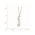 thumbnail image 2 of 925 Sterling Silver CZ Journey Necklace, 2 of 2