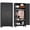 34" W x 19" D x 71" H - Black, variant on SOLAURA Metal Armoire Wardrobe Closet with Hanging Rod, 71" H Storage Cabinet with Adjustable Shelves, Freestanding Closet Cabinet for Garage, Home, Office (Black)