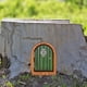 thumbnail image 5 of Puerta Hadas Casa Muñecas Elfo en Miniatura Artesanía para Árboles Jardín (5), 5 of 9