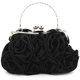 thumbnail image 1 of Bolso de noche de satén con flores para mujer, bolsos de boda, regalo para mamá, bolsos de moda para novia en fiesta de noche, negro BANYUO  Hogar, 1 of 6
