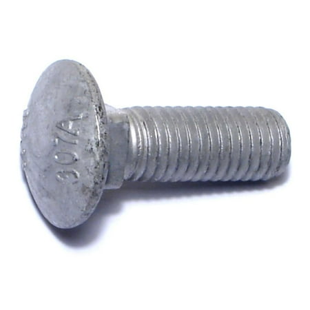 

1/2 -13 x 1-1/2 Hot Dip Galvanized Grade 2 / A307 Steel Coarse Thread Carriage Bolts CBS-622