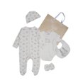 thumbnail image 1 of Lily and Jack Lapin des Neiges Ensemble Layette 5 Pcs – Essentiels pour Bébé 100 % Coton, Dormeuse, Cache-Couche et Plus – Cadeau Adorable et Confortable pour Bébés Garçons et Filles, 1 of 6