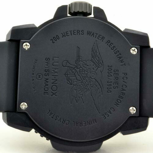 Luminox 3051 Blackout EVO Navy SEAL Swiss Dive Watch - Walmart.com