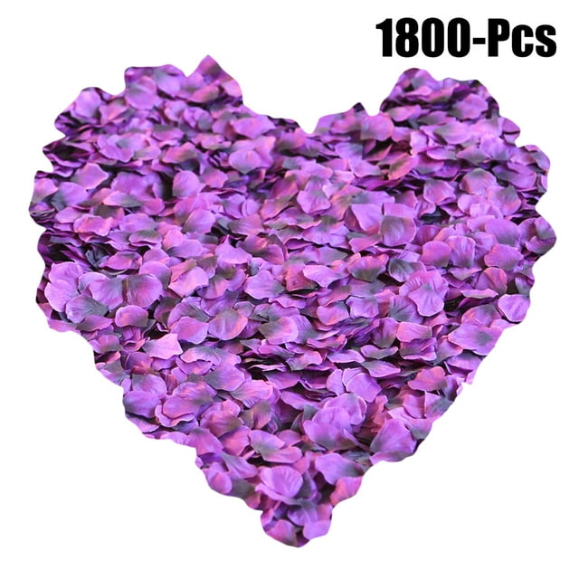 1800PCS Artificial Petals Decorative Rose Petals Flower Petals for Wedding