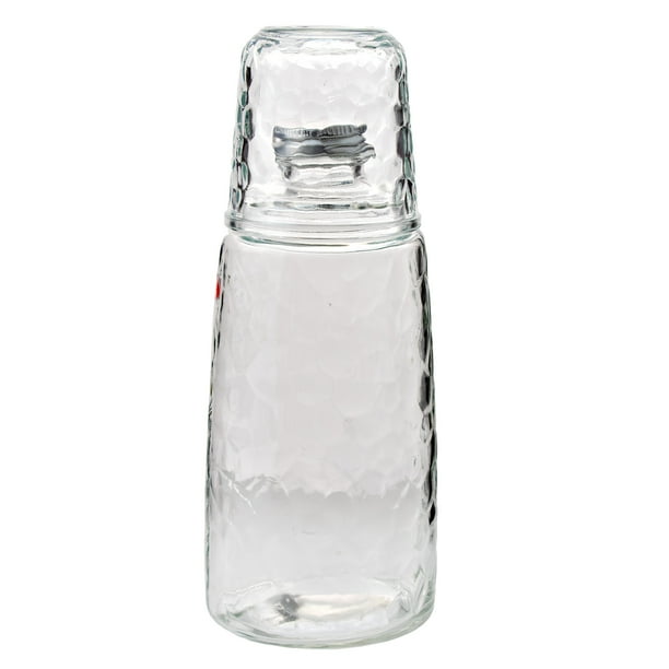 Botella de Vidrio con Vaso 1.1L Ambient 21 Diseño Mosaico