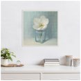 thumbnail image 3 of Amanti Art Single White Tulip Framed Canvas Wall Art Print, 3 of 7