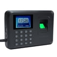 thumbnail image 4 of Intelligent Biometric Fingerprint Password Attendance Machine Employee Checking-in Recorder 2.4 inch TFT LCD Screen DC 5V Time Attendance Clock, 4 of 7