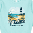 thumbnail image 3 of Inktastic Outer Banks North Carolina Beach Scene Toddler Sweatshirt, 3 of 4
