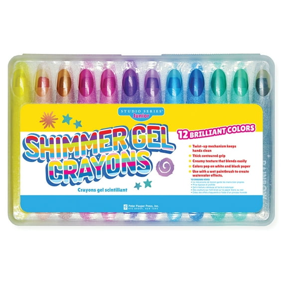 Studio Series Junior Shimmer Gel Crayons (Set of 12) (Other)