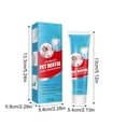 thumbnail image 3 of Enzymatic Dog Toothpaste - Teeth Cleaning and Fresh Breath Dental Care Gel - Vet Formulated, 3 of 9