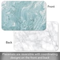 thumbnail image 5 of CounterArt " Teal Quartz Design" 4-Pack Reversible Flexible Plastic Tabletop Placemats, 5 of 8